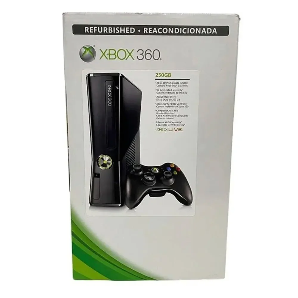 Xbox 360 Console 250GB – Refurbished, Boxed, Kinect Ready